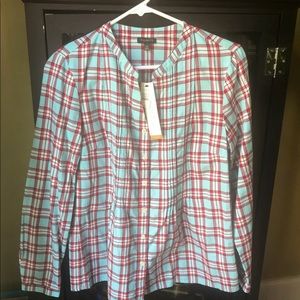 Talbots plaid tunic